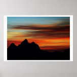Teton Sunset Print
