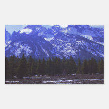 Tetons #2.JPG Sticker Rectangulaire