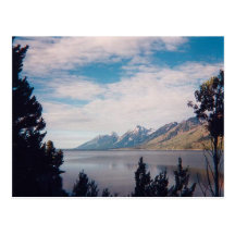 Tetons grand carte postale