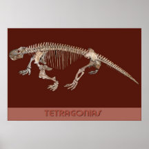 Tetragonias (Synapsid) Print
