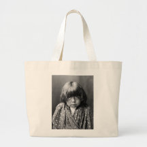 Tewa Indian Girl, 1905 Canvas Bags