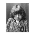 Tewa Indian Girl, 1905 Postcard