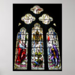 Tewkesbury Abbey Stained Glass #2 print