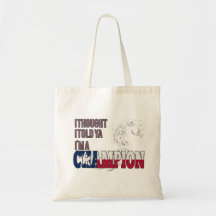Texan and a Champion Bags