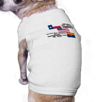 Texans For Arizona "Official" Doggy T-Shirt Doggie T Shirt