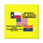 Texans For Arizona "Official" Fridge Magnet
