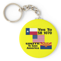 Texans For Arizona - Yes To SB1070 Key Chain