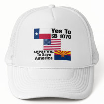 Texans For Arizona - Yes To SB 1070 Cap Mesh Hat