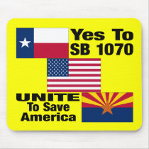 Texans For Arizona - Yes To SB 1070 Mouse Pads