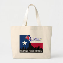 Texans for Mitt Romney Tote Bags