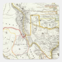 Texas 3 square sticker