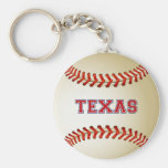 TEXAS BASEBALL KEYCHAIN