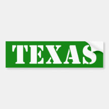 Texas Bumper Sticker