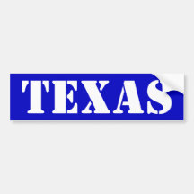 Texas Bumper Sticker