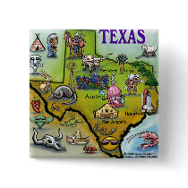 TEXAS Cartoon Map Buttons