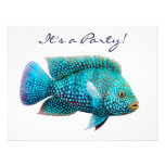 Texas Cichlid Fish Invitation