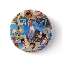 Texas Eclectic : Cowgirl Collection No. 1 Button