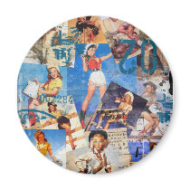 Texas Eclectic : Cowgirl Collection No. 1 Refrigerator Magnets