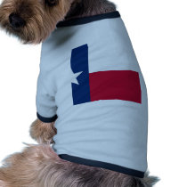Texas Flag Dog T-shirt