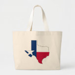 Texas Flag Map Tote Bag