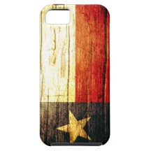 Texas Flag Old Wood iPhone 5 Cases