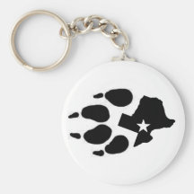 Texas Furry Keychains