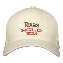Texas, Hold 'Em Embroidered Baseball Cap