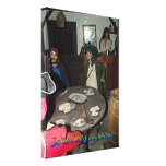 Texas Hold ‘em Poker Pirates Table Stretched Canvas Prints