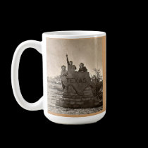 "Texas, Home of the Pioneer Spirit" mug mugs
