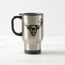 Texas Longhorn Bull Retro Coffee Mugs