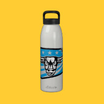 Texas Longhorn Bull Retro water bottles