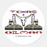 Texas Oilman, Oil Field Sticker