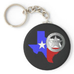 Texas Ranger Badge Tea Party keychains