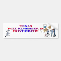 Texas - Return Congress To The People!! Bumper Stickers