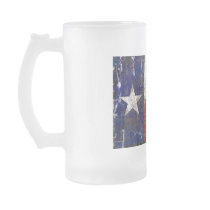 Texas Rusted Lone Star State Flag Mugs