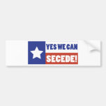 Texas Secede Bumper Stickers