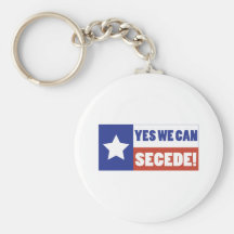 Texas Secede Keychains