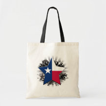 Texas Star Canvas Bag