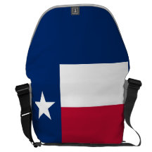 Texas State Flag Large Messenger Bag