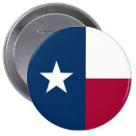 Texas State Flag Pinback Buttons