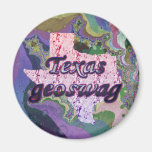 Texas State Geocaching Supplies Magnet Geoswag