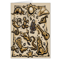 Texas Thang Greeting Cards