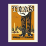 Texas Travel Vintage Postcard postcards