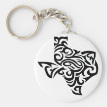 Texas Tribal Art Keychain