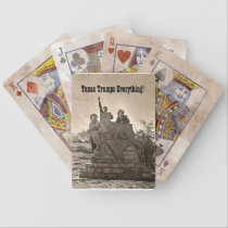 "Texas Trumps Everything!" playing cards playing cards