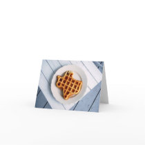 Texas Waffle Notecard
