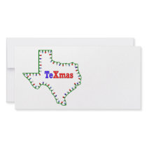 TeXmas Lights Photo Greeting Card