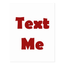 Text Me Post Cards