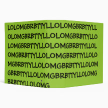 Text to school binder- Evening Green