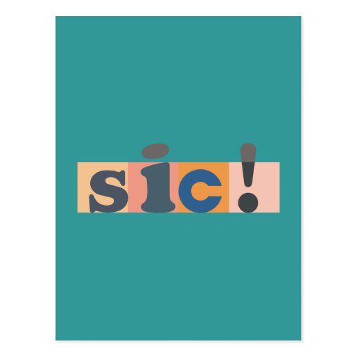textArt sic! Post Cards